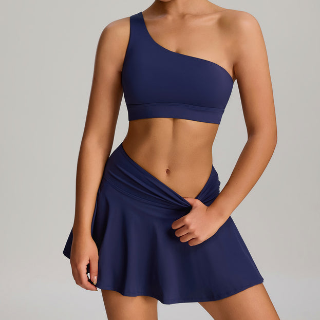 Badminton Fitness Running Yoga Short Skirt Set For Women