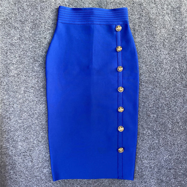 Summer Fashion Versatile Elegant High-Waist Bodycon Skirt for Women