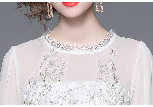 A New Vintage Jacquard Dress for Spring