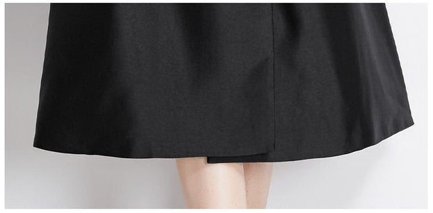Retro Waist Slimming Mid-Length Dress