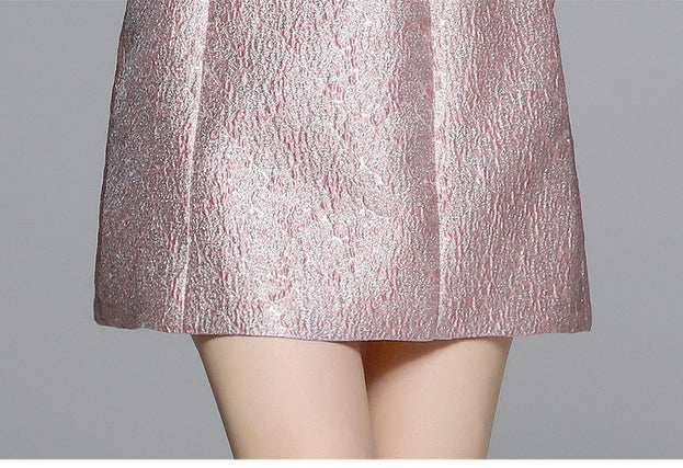 Fashion Vintage Gauze Embroidery Splicing Long-Sleeved Skirt Dress