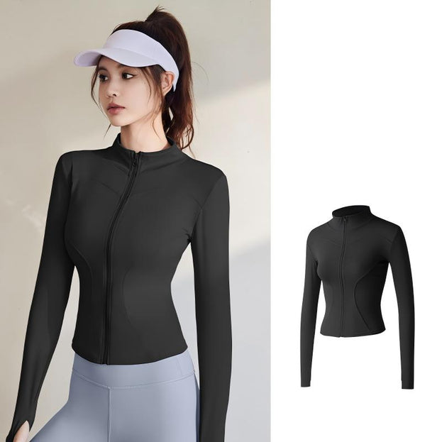 Yoga Sportswear Long-Sleeved Top Jacket For Women