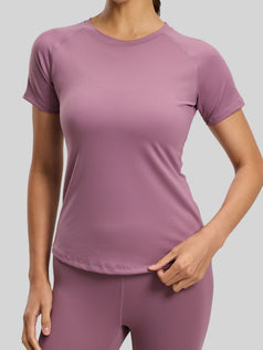 Women's Back Gauze Yoga Shaping Quick-Dry Fitness Top
