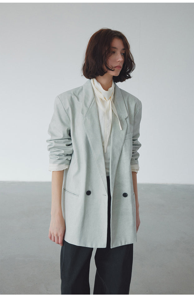 Fashionable Retro Color Stir-fried Early Spring Commuter Women Blazer