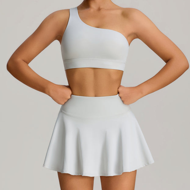 Badminton Fitness Running Yoga Short Skirt Set For Women