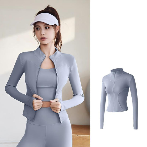 Yoga Sportswear Long-Sleeved Top Jacket For Women