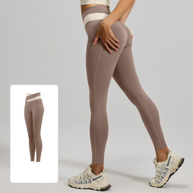High-Waist Abdominal-Reducing Shock-Proof Yoga Pants
