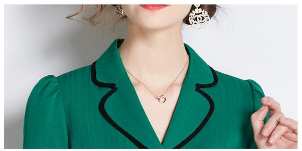 Short Slim Suit Two-Piece Half Skirt Women Salt Wear Matching