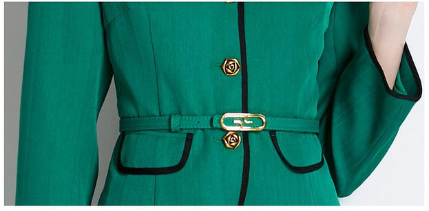 Short Slim Suit Two-Piece Half Skirt Women Salt Wear Matching