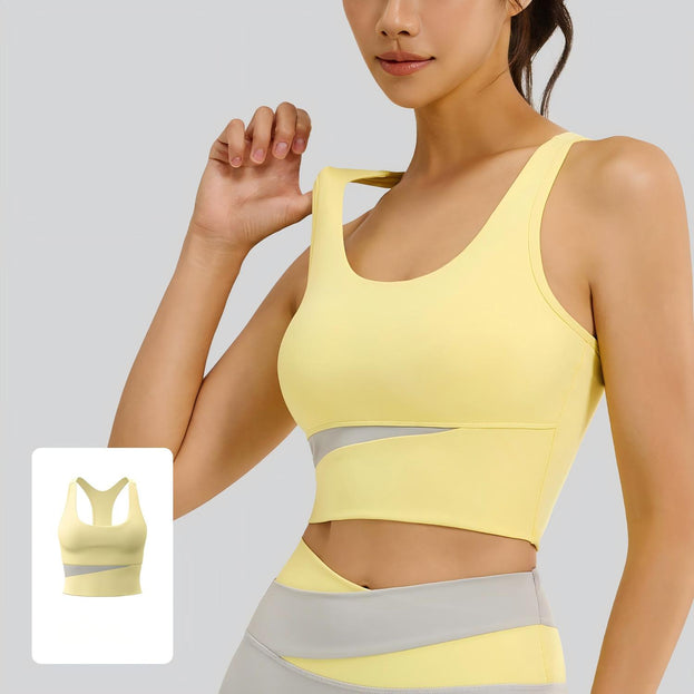 Tight Color-Matched Abdominal-Reducing Yoga Top