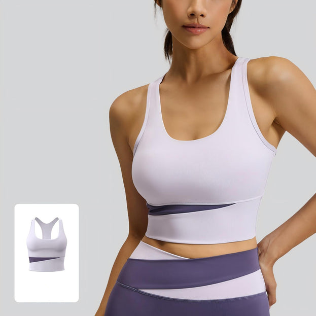 Tight Color-Matched Abdominal-Reducing Yoga Top