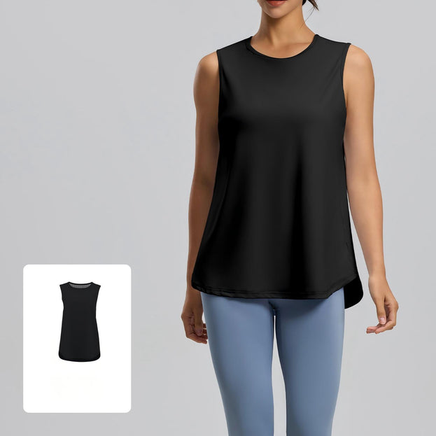 Loose Mesh Quick-Drying Yoga Sports Top