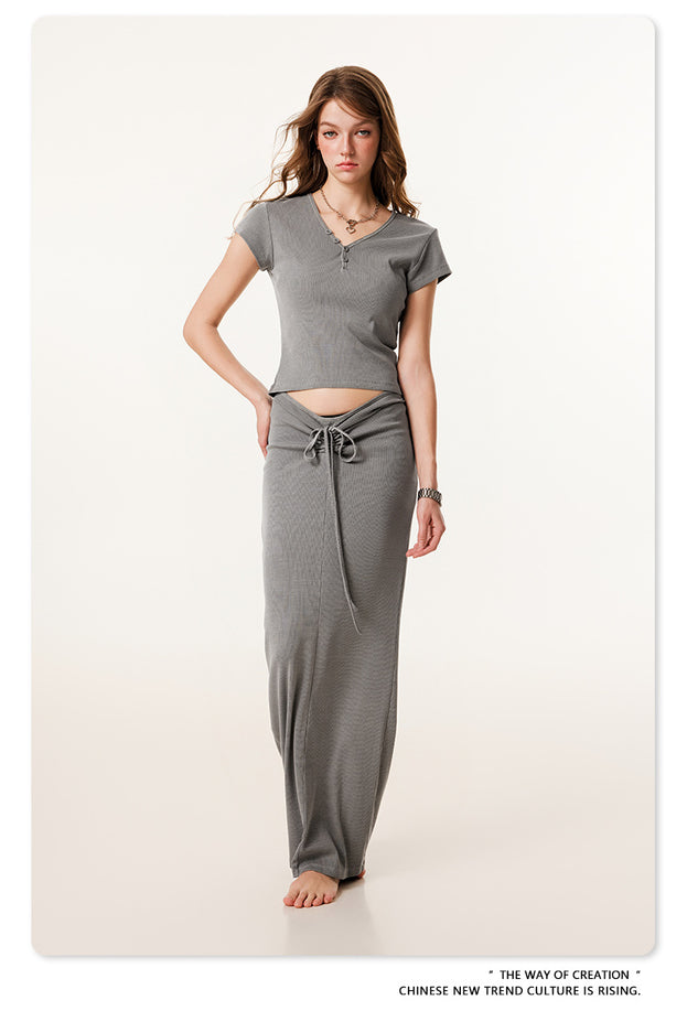 Summer Hot Girl Sexy Beautiful Casual Commuter top