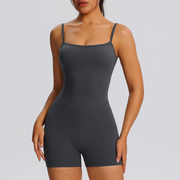 Women's Adjustable One-Piece Sports Camisole Outfit
