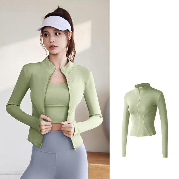 Yoga Sportswear Long-Sleeved Top Jacket For Women