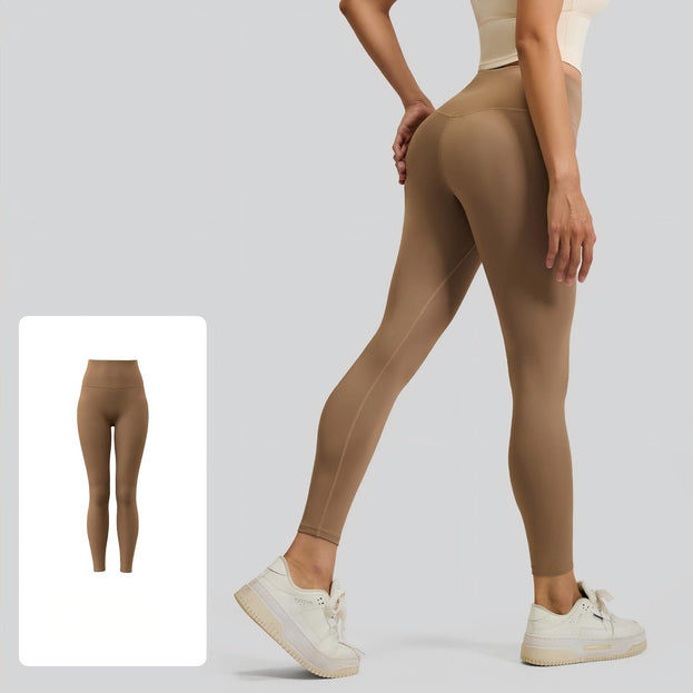 Women's No Camel Toe High-Waisted Sports Tight Yoga Pants