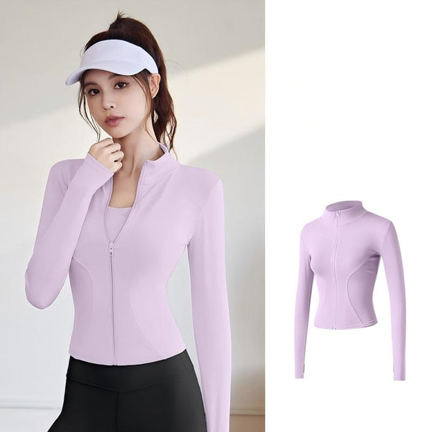 Yoga Sportswear Long-Sleeved Top Jacket For Women