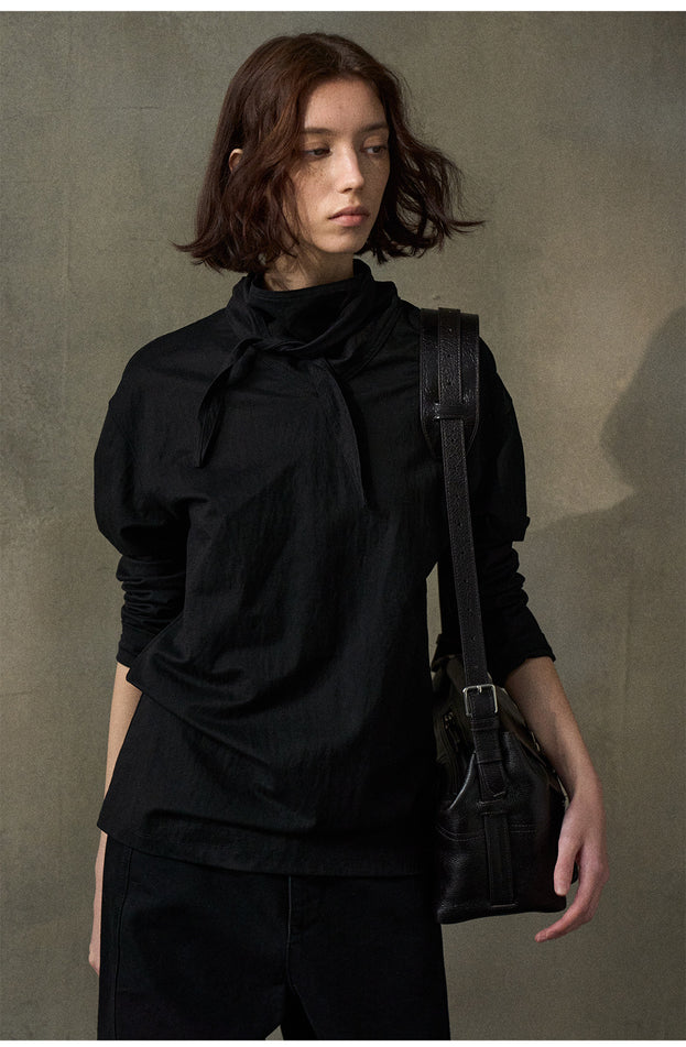 A Stylish, Casual, Simple And Slimming Commuting Blouse