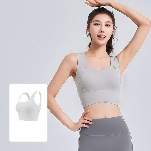High Waist Cross Vests Fitness Yoga Underwear