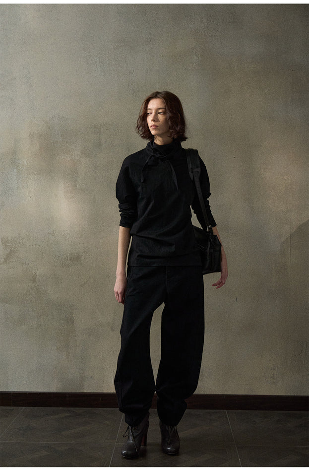 A Stylish, Casual, Simple And Slimming Commuting Blouse
