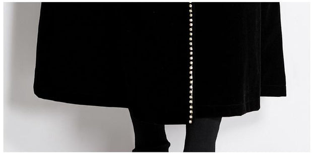 Autumn and Winter High-End Temperament Windbreaker Coat
