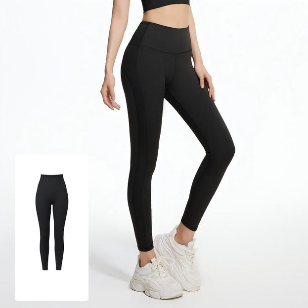 Striped Patchwork Hip Breathable High Waist Yoga Pants