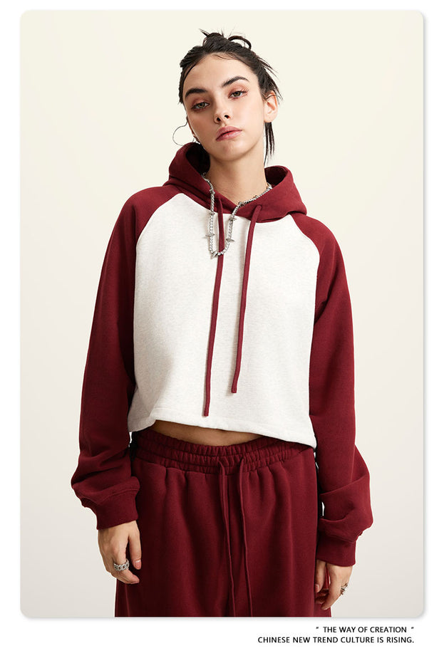 Summer Short-sleeved, Shoulder-length Hooded, Fashionable and Casual Commuting Sweatershirt