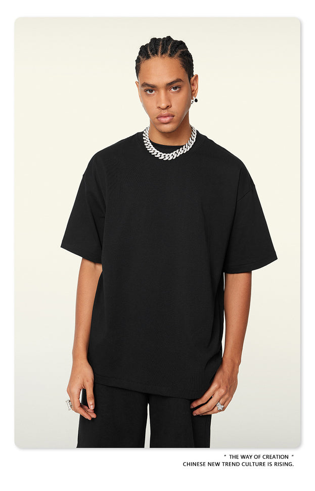 Summer American-style Solona Dried Fabric Solid-color Youth Top