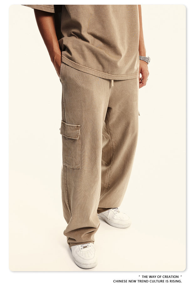 Summer Youth Casual Commuting Multi-pocket Workwear Men's Pants