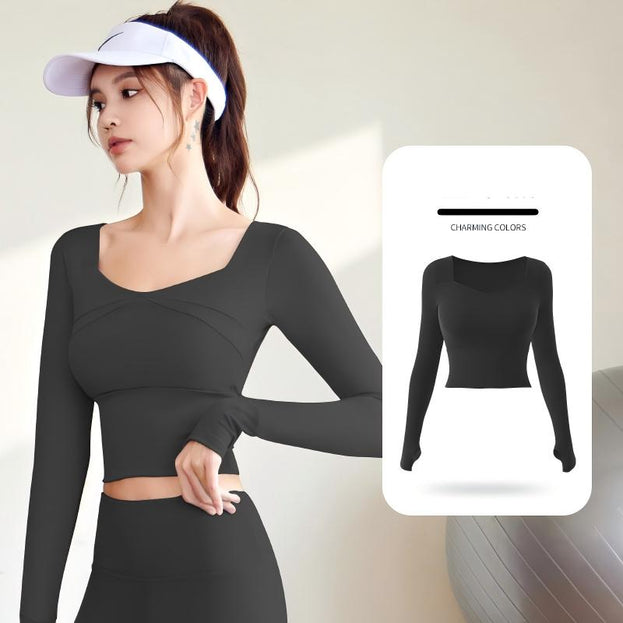 Slimming And Breathable Sports Yoga Top For Women