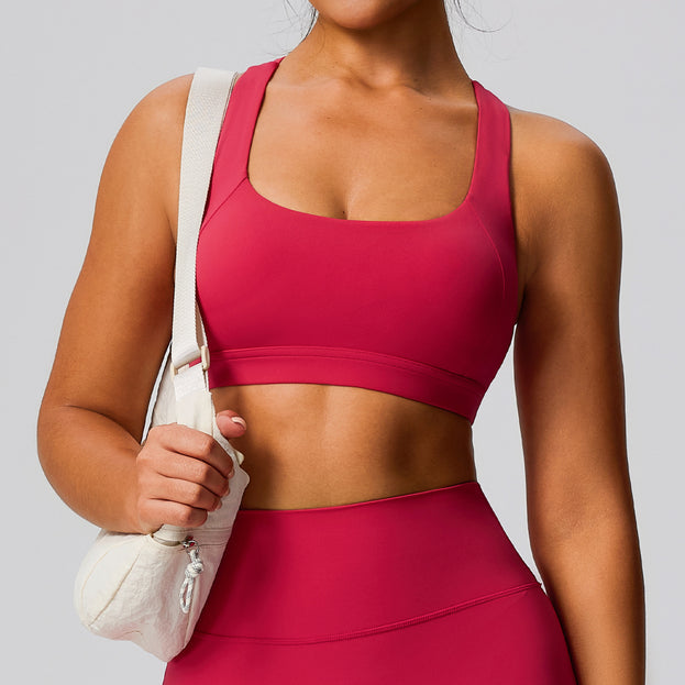 Women's Racerback Tight-Fit Breathable Yoga Bra