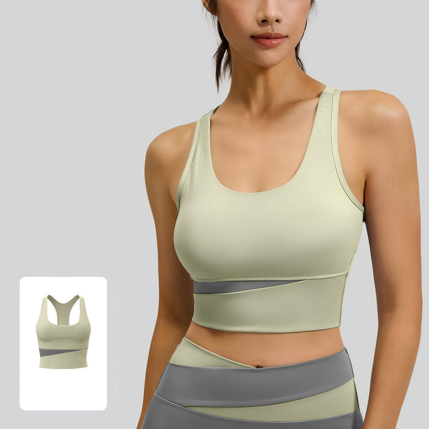 Tight Color-Matched Abdominal-Reducing Yoga Top