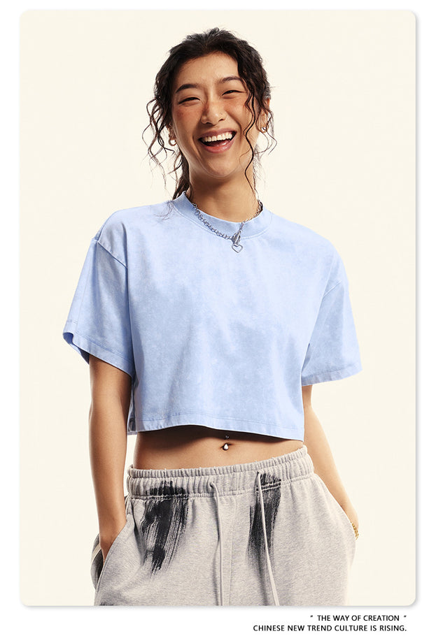Summer Fashion Umbilical Spice Sporty Casual Top