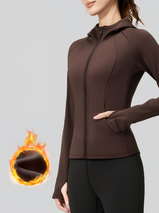 Winter and Autumn Casual Multi-purpose Yoga Fleece Jacket