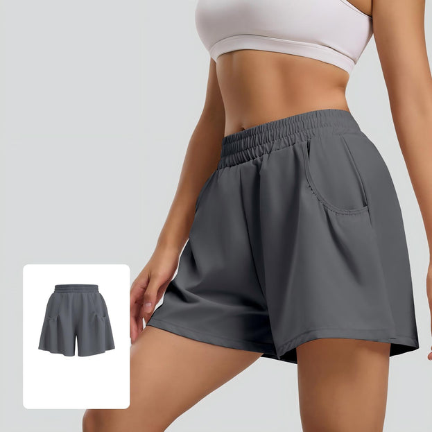 Casual Sports Running Outdoor High-Waist Shorts Women