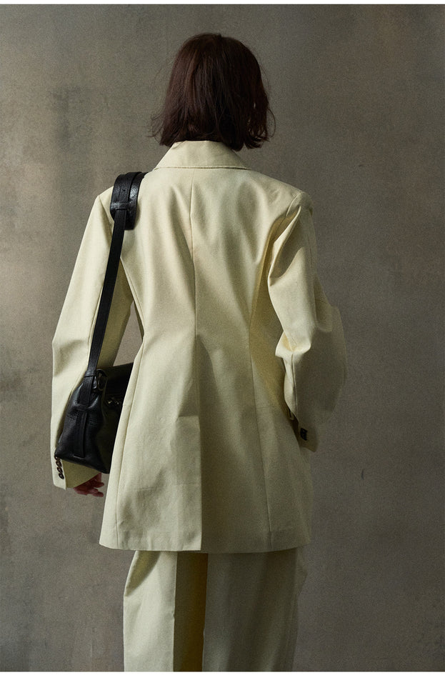 Fashionable, Three-dimensional, Crisp And Waist-cinching Casual Commuting Women Blazer