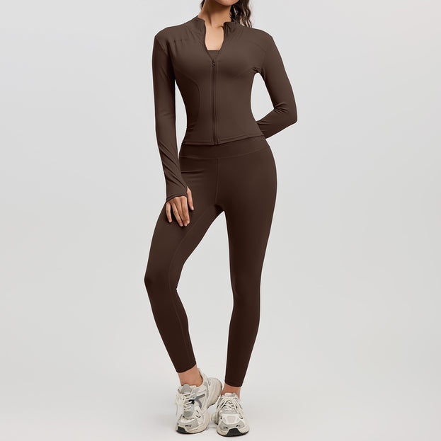 Fitness High-Elasticity Sports Tight Yoga Outfit Set