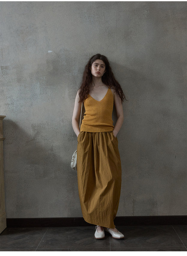 Summer Fashion Soild Colour Silm-fit Women Skirt