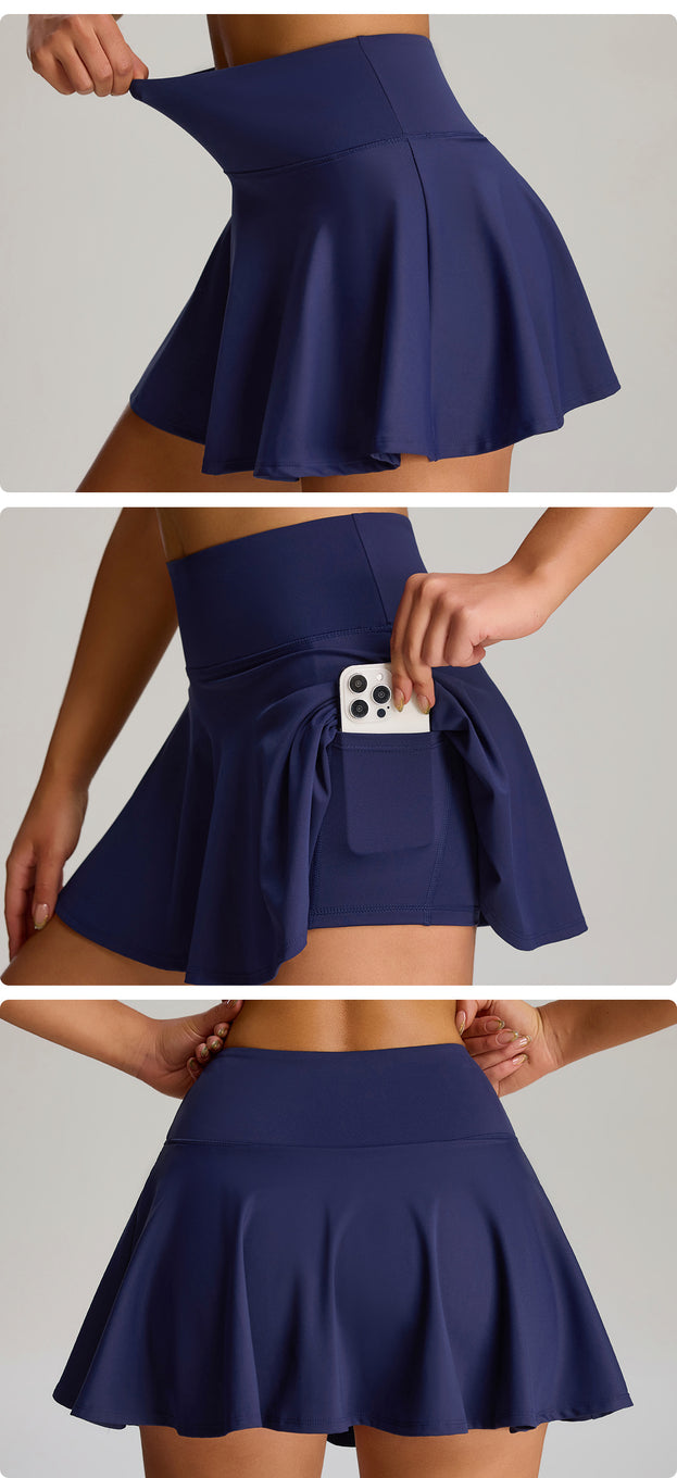 Badminton Fitness Running Yoga Short Skirt With Pocket