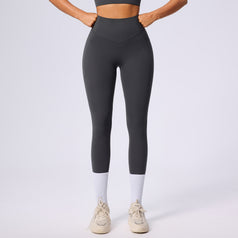 Women's High-Waisted Slimming And Abdominal-Toning Yoga Pants With Pockets
