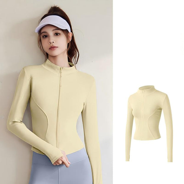 Yoga Sportswear Long-Sleeved Top Jacket For Women