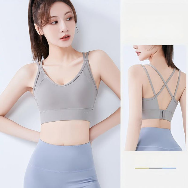 V-Neck Cross-Shoulders Yoga Underwear