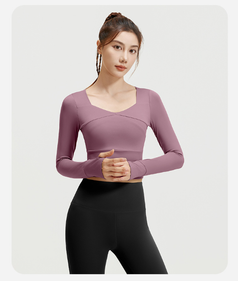 Slimming And Breathable Sports Yoga Top For Women