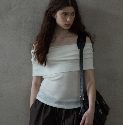 Spring Fashion, Simple And Casual Solid-color Tencel Wool Women's Top