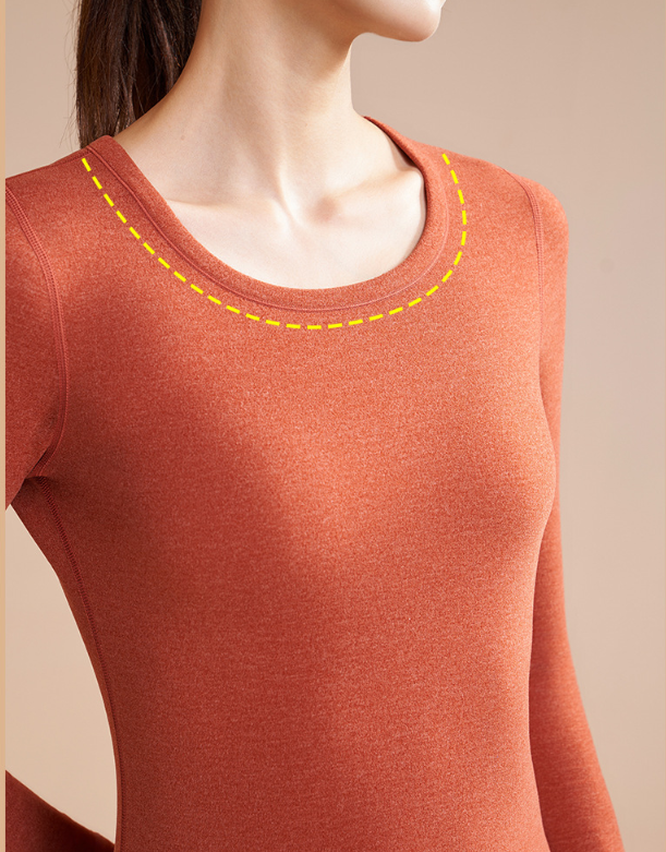 Reversible Warm High Elastic Round Neck Suit for Women