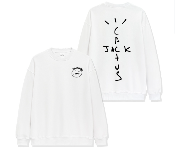 Winter Trend Printed V-neck Youth Casual Long-sleeved Men's Sweatshirt