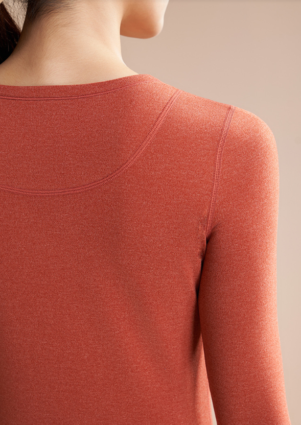 Reversible Warm High Elastic Round Neck Suit for Women