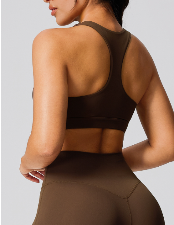 Women's Racerback Tight-Fit Breathable Yoga Bra