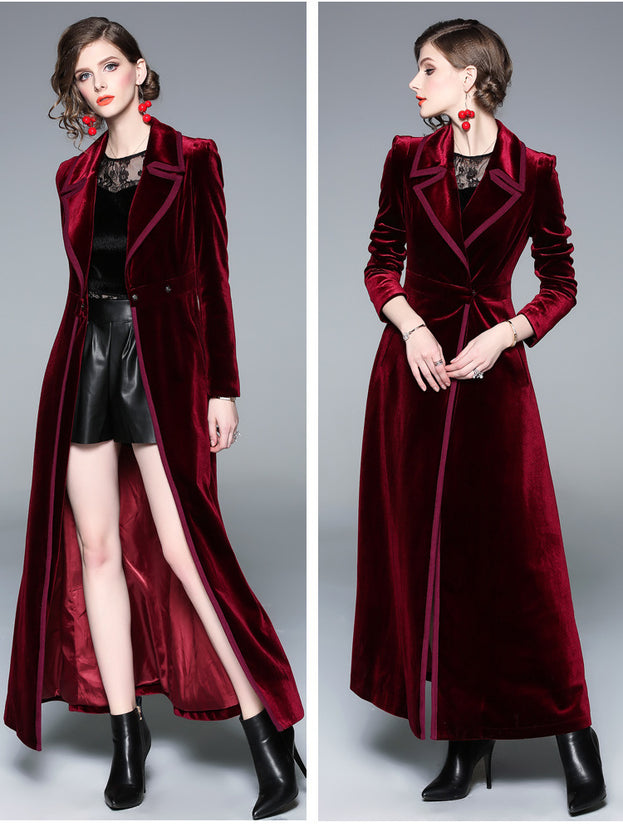 Long Popular New Temperament Coat Coat