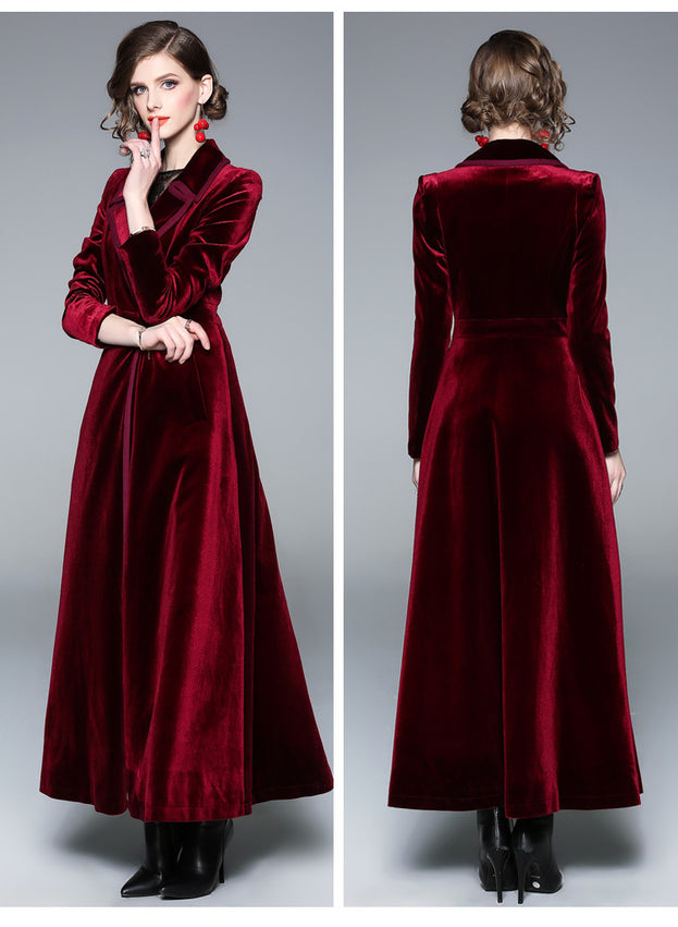 Long Popular New Temperament Coat Coat